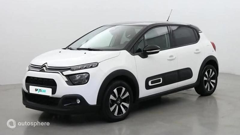Blanc banquise (o) Utilisé 2023 Citroën C3 PureTech Citadine | 11 999 € (Bon prix) - Image 1/4