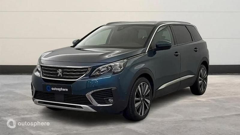 Bleu Occasion 2019 Peugeot 5008 Allure Monospace | 19 999 € (Bon prix) - Image 1/4