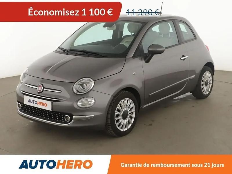 Gris Utilisé 2020 Fiat 500 Lounge Citadine | 10 290 € (Super prix) - Image 1/2