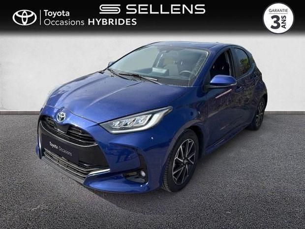 Bleu Utilisé 2023 Toyota Yaris Hybrid Design | 20 990 € (Bon prix) - Image 1/4
