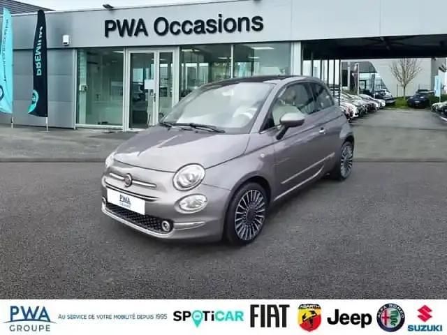 Gris Utilisé 2019 Fiat 500 Lounge Berline | 12 990 € (Prix juste) - Image 1/4