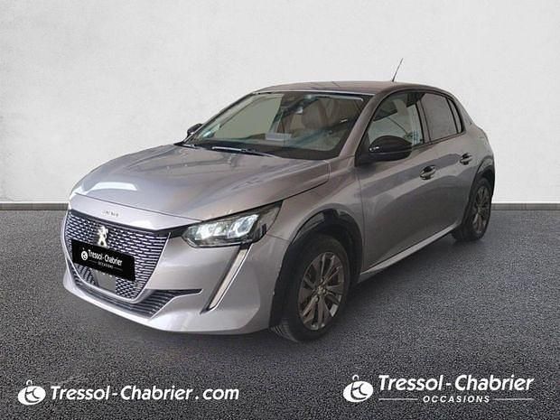 Gris Utilisé 2022 Peugeot e-208 Citadine | 16 150 € (Prix juste) - Image 1/4