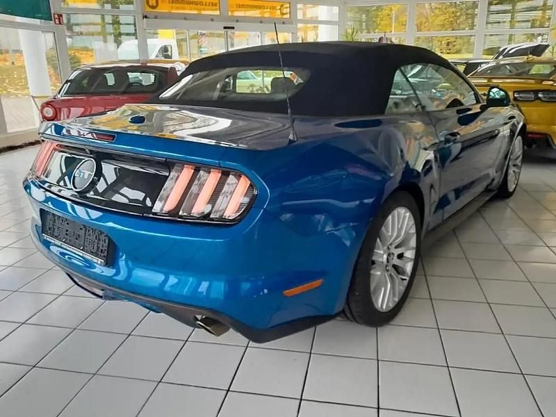 Occasion Ford Mustang GT Convertible 421 ch (309 kW) 2017 Bleu Cabriolet