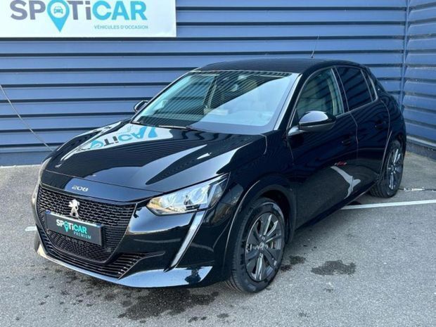 Noir Utilisé 2023 Peugeot e-208 Allure Citadine | 18 990 € (Prix juste) - Image 1/4
