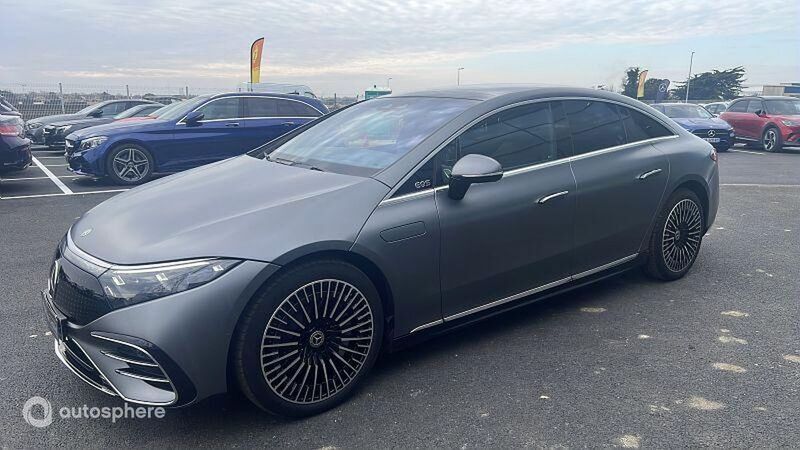Gris Utilisé 2022 Mercedes EQS450+ AMG line Berline | 72 999 € (Bon prix) - Image 1/4