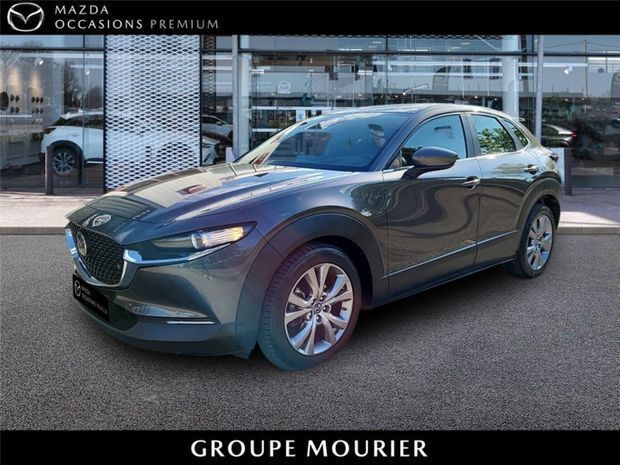 Gris Utilisé 2021 Mazda CX-30 Style SUV | 19 970 € (Prix juste) - Image 1/4