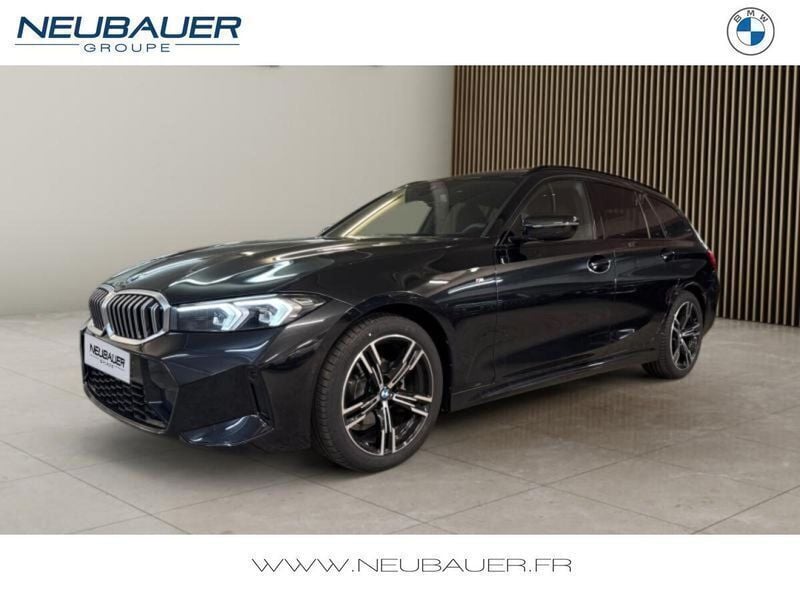 Saphirschwarz métallisé Utilisé 2024 BMW 318 M Sport Break | 48 490 € - Image 1/4