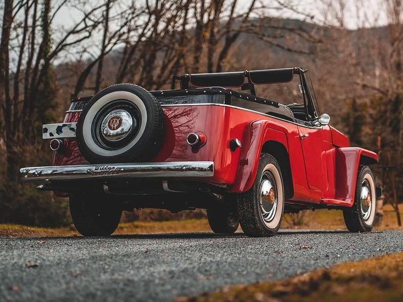 Occasion Jeep Willys 92 ch (67 kW) 1950 Rouge Cabriolet