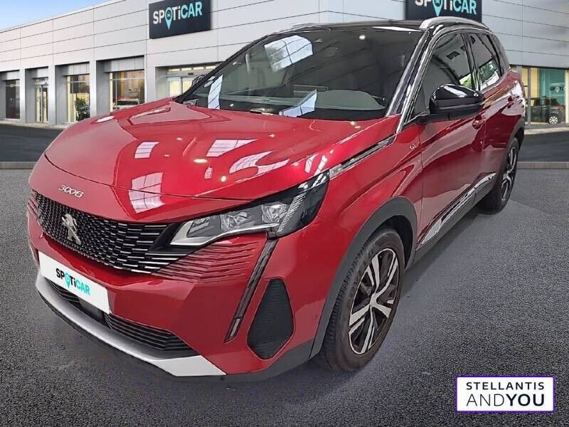 Rouge Utilisé 2021 Peugeot 3008 GT | 18 990 € (Prix juste) - Image 1/4