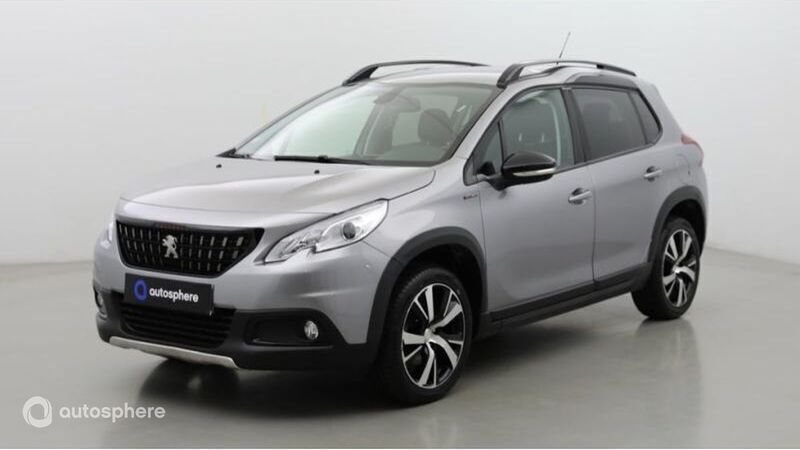 Gris artense Utilisé 2019 Peugeot 2008 GT-line SUV | 11 499 € (Bon prix) - Image 1/4