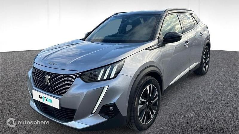 Gris Utilisé 2022 Peugeot e-2008 GT SUV | 20 490 € (Prix juste) - Image 1/4