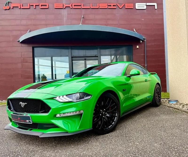 Vert Occasion 2019 Ford Mustang GT Fastback Coupé | 44 990 € (Super prix) - Image 1/4