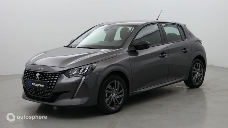Gris platinium (m) Utilisé 2021 Peugeot 208 Active Citadine | 11 499 € (Bon prix) - Image 1/4