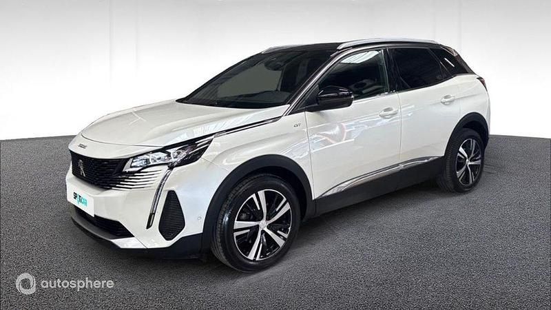 Blanc Utilisé 2022 Peugeot 3008 GT SUV | 22 936 € (Prix assez cher) - Image 1/4