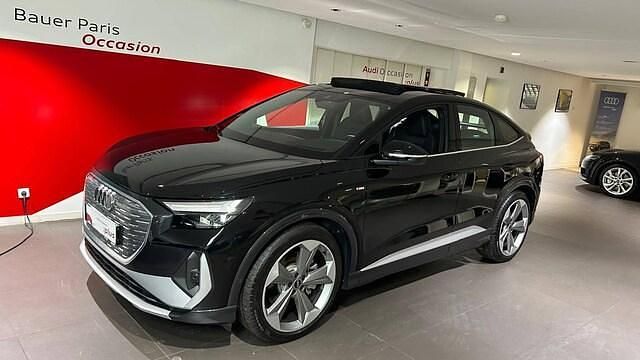 Noir Occasion 2023 Audi Q4 Sportback e-tron S-Line SUV | 47 770 € (Prix assez cher) - Image 1/4