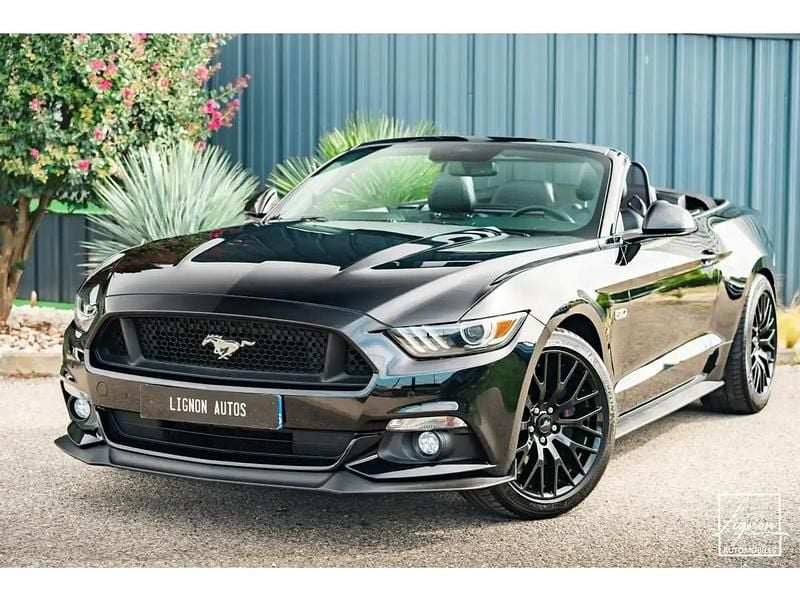 Noir Occasion 2016 Ford Mustang GT Sport Cabriolet | 44 990 € (Prix juste) - Image 1/4