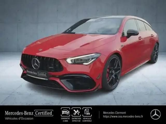 Rouge patagonie métallisé designo Utilisé 2019 Mercedes CLA45 AMG Shooting Brake AMG Break | 55 900 € - Image 1/4
