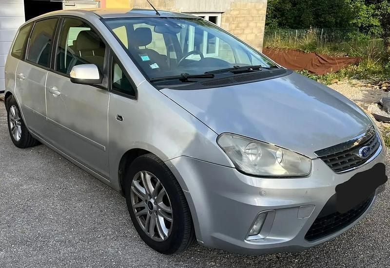 Gris Utilisé 2009 Ford C-MAX Ghia Monospace | 3 500 € - Image 1/4