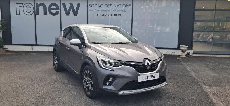 Gris Utilisé 2021 Renault Captur Intens SUV | 17 990 € (Prix juste) - Image 1/4
