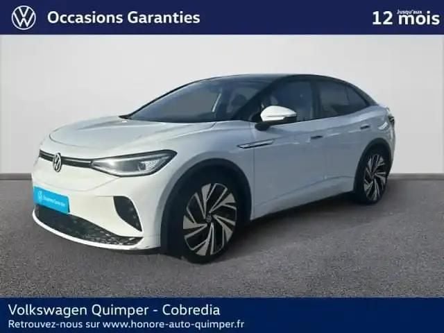 Blanc glacier métallisée / toit noir Utilisé 2022 VW ID.5 GTX SUV | 27 990 € (Bon prix) - Image 1/4