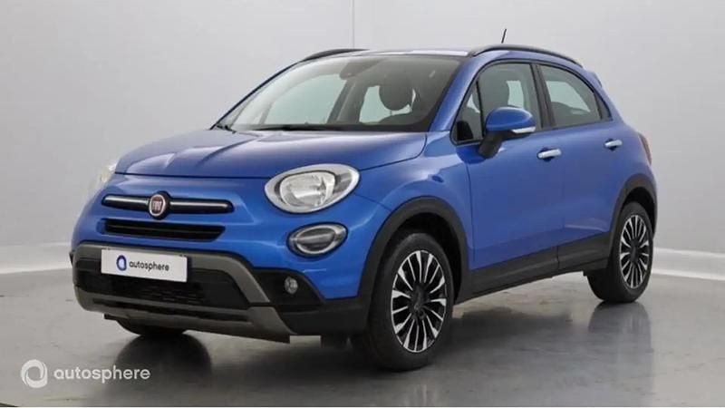 Bleu Utilisé 2019 Fiat 500X Cross SUV | 13 999 € (Prix juste) - Image 1/4