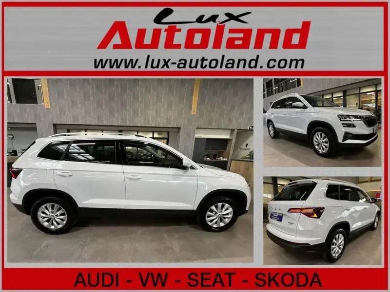 Blanc Nouvelle 2024 Skoda Karoq Selection SUV | 29 641 € (Bon prix) - Image 1/4