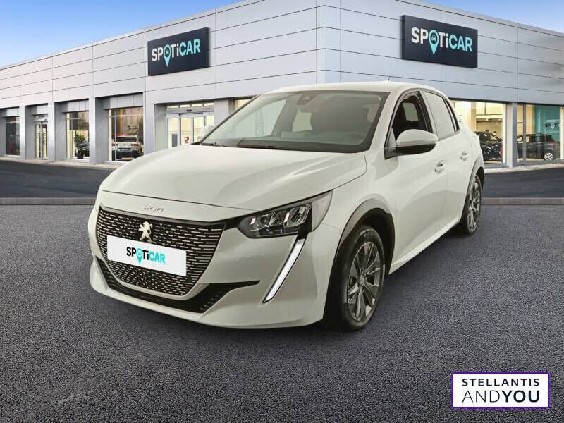 Blanc Utilisé 2022 Peugeot e-208 Style Citadine | 16 990 € (Prix juste) - Image 1/4