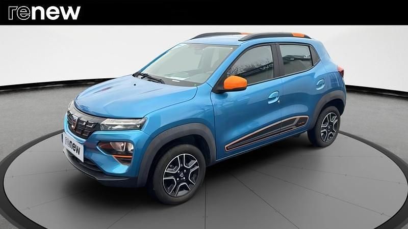 Bleu Occasion 2021 Dacia Spring Comfort Plus Citadine | 9 390 € - Image 1/4