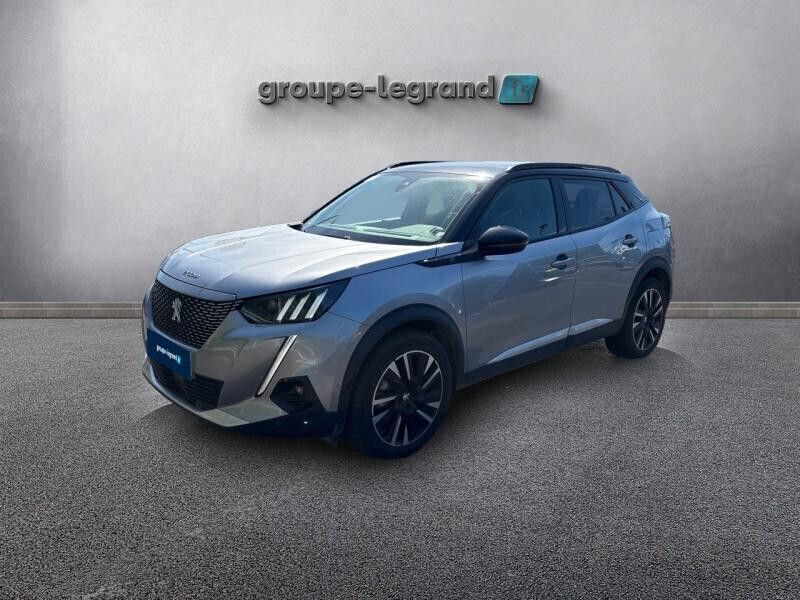 Gris Utilisé 2021 Peugeot e-2008 GT SUV | 21 980 € (Prix assez cher) - Image 1/4