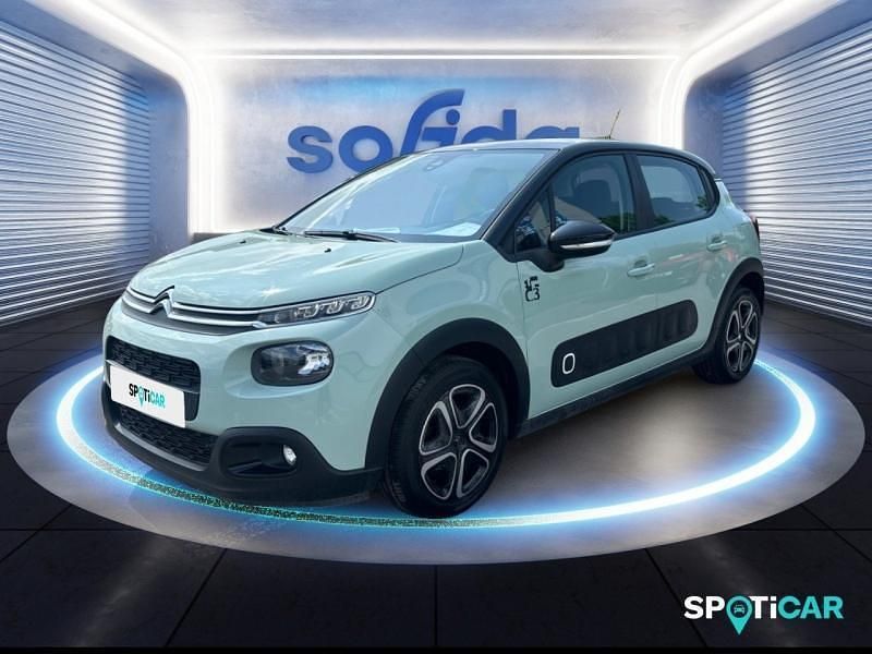 Noir Utilisé 2018 Citroën C3 PureTech Citadine | 9 990 € (Prix juste) - Image 1/4