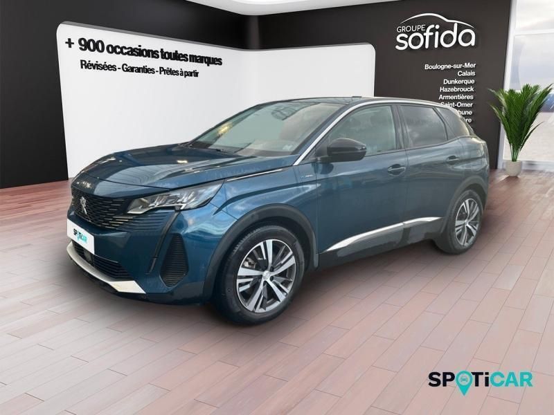 Bleu Utilisé 2022 Peugeot 3008 Allure SUV | 24 990 € (Bon prix) - Image 1/3