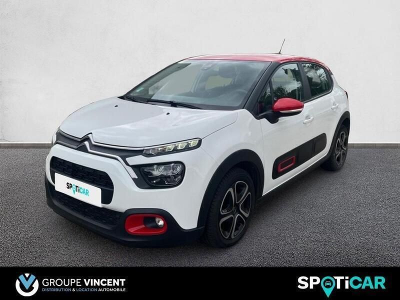 Blanc Utilisé 2021 Citroën C3 Feel Citadine | 10 990 € (Prix assez cher) - Image 1/3