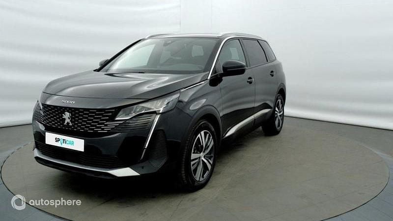Noir Utilisé 2024 Peugeot 5008 Allure Monospace | 28 480 € (Prix juste) - Image 1/4
