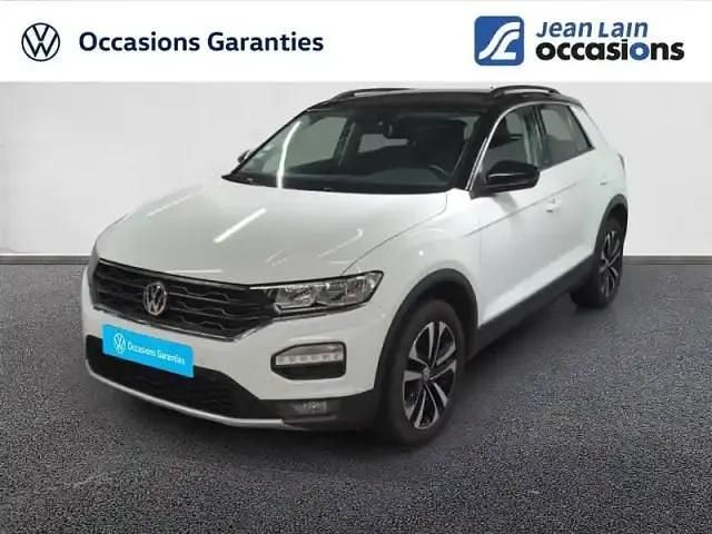 Blanc pur toit noir uni Utilisé 2020 VW T-Roc United SUV | 21 790 € (Prix juste) - Image 1/4