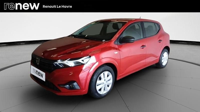 Rouge Utilisé 2021 Dacia Sandero Essentiel Citadine | 12 390 € (Bon prix) - Image 1/4