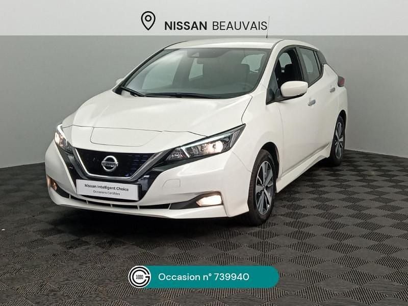 Blanc Utilisé 2021 Nissan Leaf Acenta Citadine | 15 490 € (Prix juste) - Image 1/4