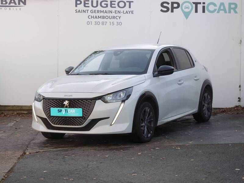 Blanc Utilisé 2022 Peugeot e-208 Citadine | 17 490 € (Prix juste) - Image 1/3