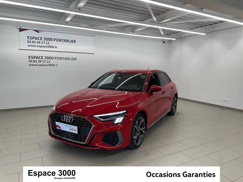 Rouge Utilisé 2022 Audi A3 Sportback Berline | 30 970 € (Prix juste) - Image 1/3