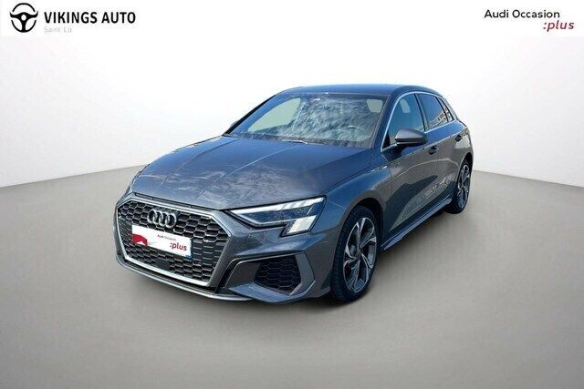 Gris daytona nacré Utilisé 2021 Audi A3 S-Line | 29 700 € (Prix assez cher) - Image 1/4