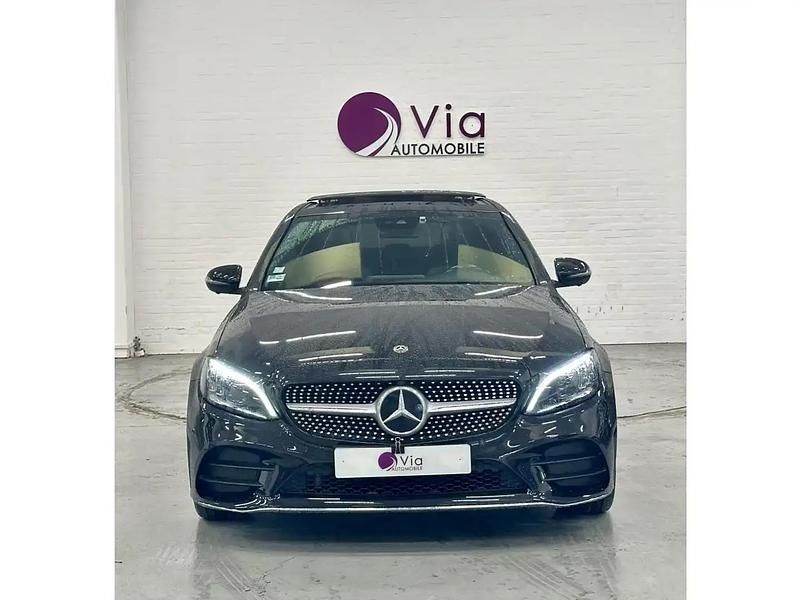 Occasion Mercedes C200 AMG line 150 ch (110 kW) 2018 Noir Berline