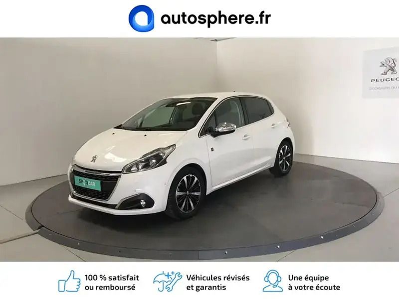 Blanc Utilisé 2019 Peugeot 208 Citadine | 14 980 € (Prix juste) - Image 1/4