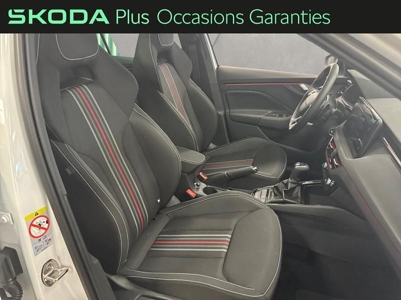 Occasion Skoda Kamiq Monte Carlo 116 ch (85 kW) 2025 Blanc lune métallisé SUV