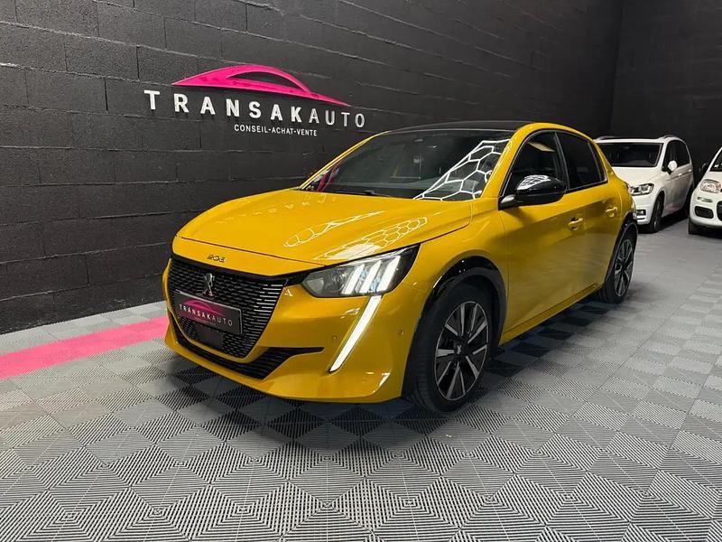 Jaune Utilisé 2020 Peugeot 208 GT-line Citadine | 12 490 € (Super prix) - Image 1/4