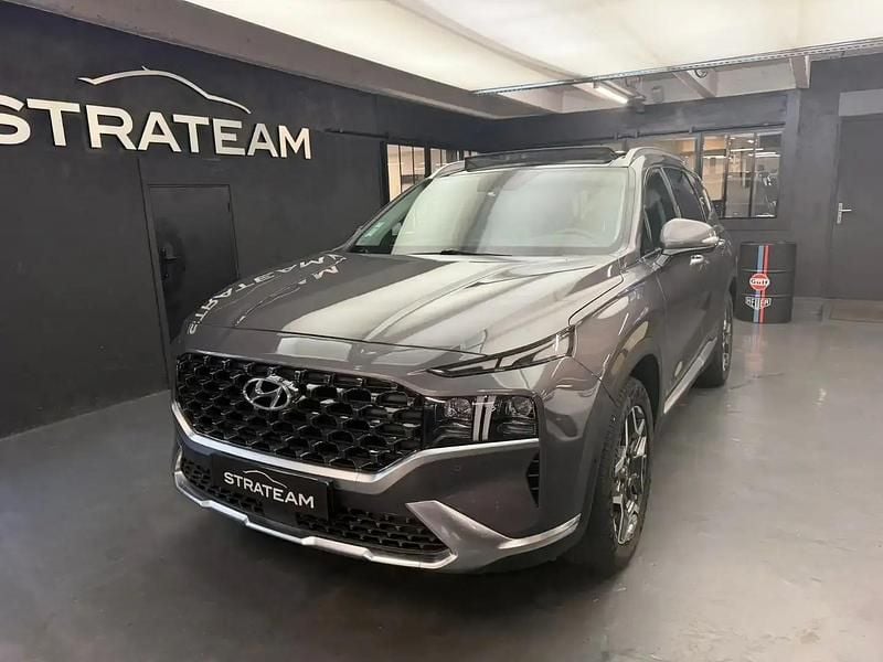 Gris Occasion 2021 Hyundai Santa Fe SUV | 33 990 € (Prix juste) - Image 1/4