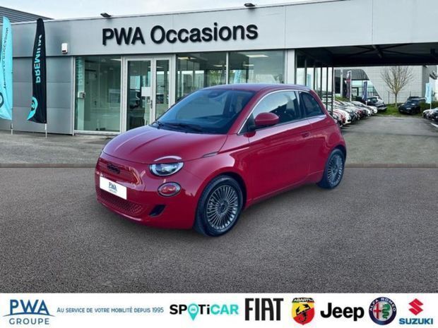 Gris Utilisé 2022 Fiat 500e Red Citadine | 16 500 € (Prix cher) - Image 1/4