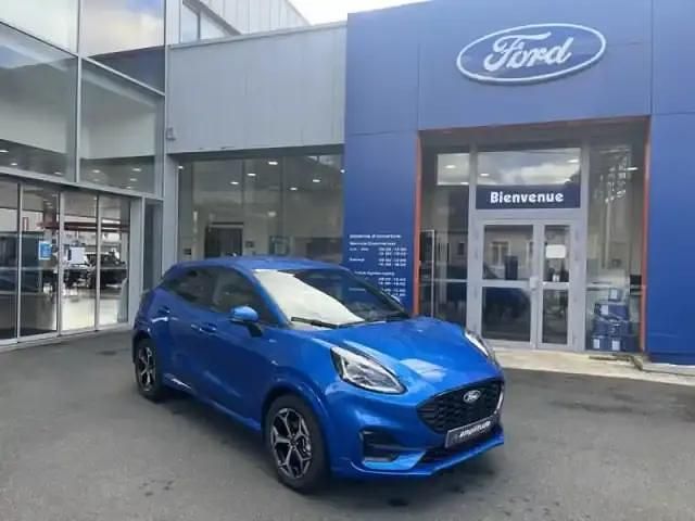 Fashion bleu island métallisée Occasion 2024 Ford Puma ST-Line SUV | 23 999 € (Prix assez cher) - Image 1/4