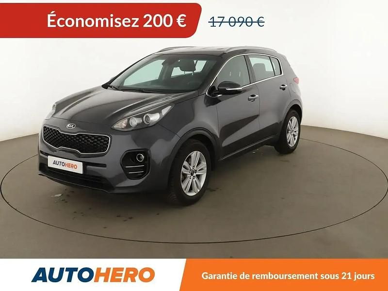 Gris Utilisé 2017 Kia Sportage Active SUV | 16 890 € (Prix juste) - Image 1/2