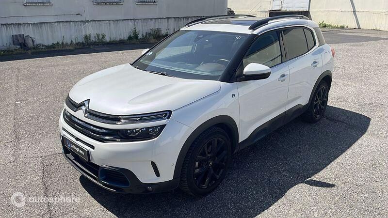 Blanc Utilisé 2021 Citroën C5 Aircross Shine SUV | 21 299 € (Prix juste) - Image 1/4