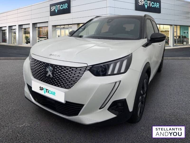 Blanc Utilisé 2020 Peugeot e-2008 GT-line SUV | 15 590 € (Prix juste) - Image 1/4