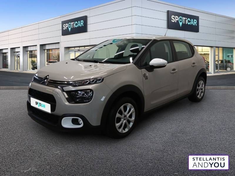 Beige Utilisé 2023 Citroën C3 PureTech Citadine | 10 990 € (Bon prix) - Image 1/3